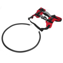 Arnés de anillo para perros - Rojo - Ajustable, duradero & fijación fácil - Talla M