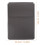 Capa para laptop OUNONA em couro PU para laptops de 14 polegadas. 2