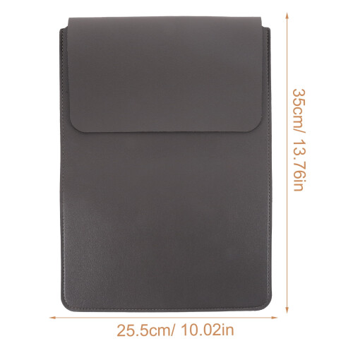 Capa para laptop OUNONA em couro PU para laptops de 14 polegadas. 1