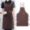 Cotton Canvas Kitchen Apron with Multiple Pockets 1pc 2