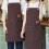 Cotton Canvas Kitchen Apron with Multiple Pockets 1pc 4