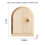 Solid Wood Wall-Mounted Socket Cover Frame 2