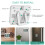 Wireless refrigerator thermometer with 2 sensors 8