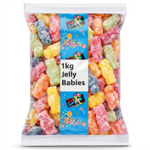 Barratt Jelly Babies 1kg Bulk Bag Fruity Gummy Sweets