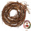 1 rolo de guirlanda de galhos de videira naturais, ideal para artesanato natalino e confecção de coroas (145,67 x 0,59 x 0,39 polegadas) 5