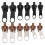 unbranded 12 Pcs Repair Pull Tabs Bag Zipper Head Replacement Pulls for Jackets 6