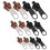 unbranded 12 Pcs Repair Pull Tabs Bag Zipper Head Replacement Pulls for Jackets 8
