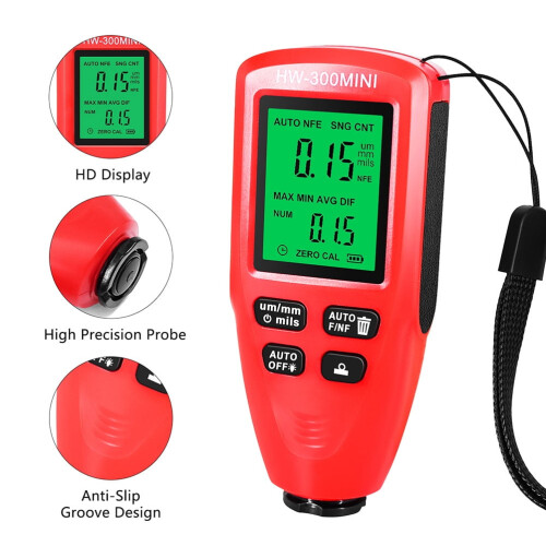 Digital Paint Thickness Gauge for Automotive Coating 2