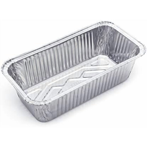 Formas de alumínio para pão de forma, 2 libras (8,5 x 4,5 polegadas - pacote com 100 unidades) 1