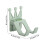 Supporto da parete per controller e cuffie, 3,3 x 3,2 x 2,1 3