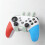 Supporto per controller di gioco con gradiente da 5 ml, supporto per cuffie e telefono da parete, senza foratura, in plastica, multicolore, 6