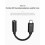DAC Type-C to 3.5mm Audio Adapter Cable KT02F20 for Mobile Phone Computer Earphone Amplifier Digital Decoder Cable 4