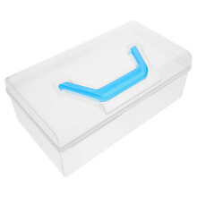 Velký úložný box na mahjong Worgeous s rukojetí pro domácí 1set tradiční herní organizér