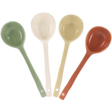 Ceramic Soup Spoon Heat-Resistant 4 Pieces