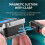Flymile for  GO3 Magnetic Quick Release Base Mount Accessories Thumb Camera Rechargeable Charging Base Bracket 4