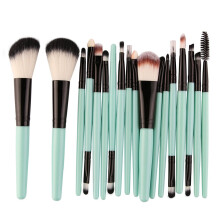 18PCS Makeup Brush Set – Foundation, Eyeshadow, Lip & Eyeliner Brushes, Professional Kit, Travel-Friendly Gift