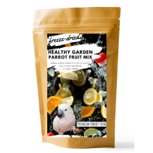 Premium Parrot Food - Healthy Garden Fruit Mix  - Liofilizowane Chrupki Dla Wszystkich Papug 40G