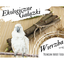 Premium-papukaijanruoka - luomu pajunoksia - kaikille papukaijoille 100 g