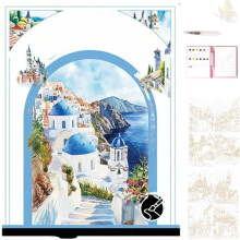2026Nytt Breathly Watercolor Kit - 3-faldig akvarelldyna, målarbok och färgset, avslappnande konstterapi för nybörjare och entusiaster