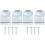 2 Sets Small Square Blind Fixings Blinds Replacement Parts Window 2
