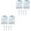 2 Sets Small Square Blind Fixings Blinds Replacement Parts Window 3