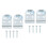 2 Sets Small Square Blind Fixings Blinds Replacement Parts Window 4