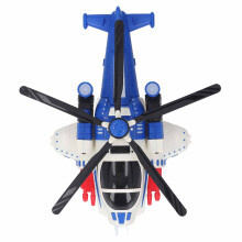 Avion jouet bleu en ABS pour enfants avec lumière et son, 3AA