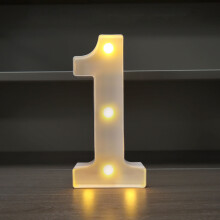LED Alphabet Letter Lights - Battery Operated Nursery Wall Decor for Birthday Wedding & Kids Room Lighting