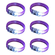 6pcs Color Changing LED Bracelets Children Birthday Accessories Concert Jewelry