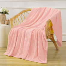 GYTY Green Throw Blanket 50"x60", Super Soft Fleece, 3D Jacquard Grid, Luxury Lightweight – Dark Forest Green