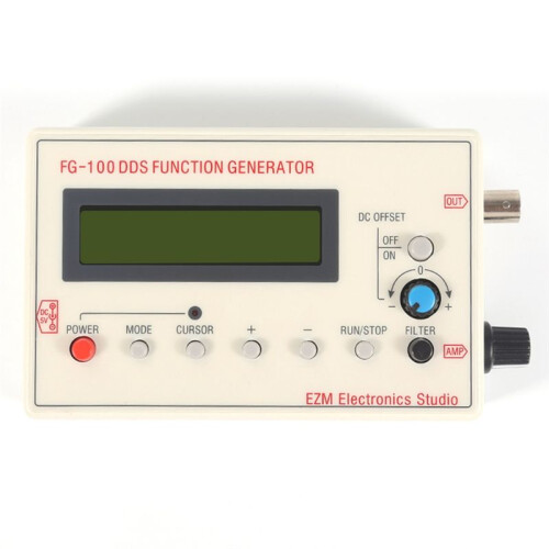 DDS Function Signal Generator Function Signal Generator FG-100 1HZ-500KHZ Multi-Functional Frequency Oscilloscope 2