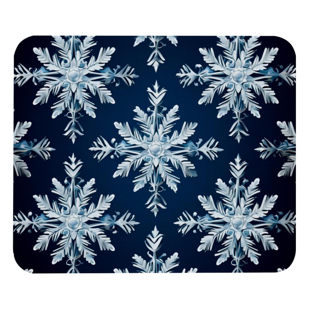 Christmas Snow Mouse Pad Rubber Base Home Office 9181073978012