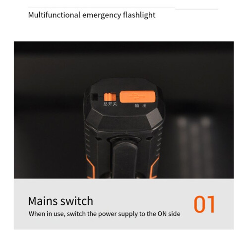 Multifunctional Hand Crank Flashlight Dynamo Powered Emergency LED Flashlight Rechargeable Outdoor Lighting 2