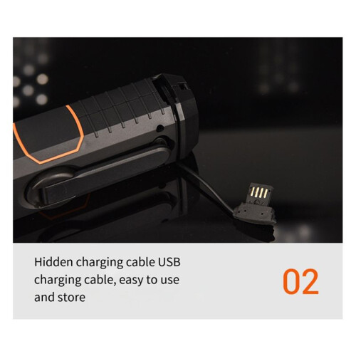 Multifunctional Hand Crank Flashlight Dynamo Powered Emergency LED Flashlight Rechargeable Outdoor Lighting 2
