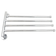 Porte-serviettes pivotant, gain de place, mural, rotatif, pliable, organisateur d'étagère
