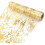 Gold Glitter Mesh Table Runner 11.42 in x 30 ft (2 Pack) 1