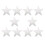 10pcs Star-Shaped Foam Ornaments 27cm 1