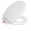 Runder WC-Sitz mit Soft-Close-Deckel, Holzkern & 1