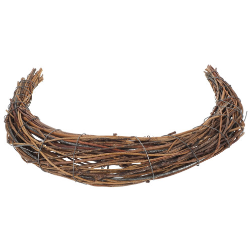 Στεφάνι γιρλάντας Smilax Glabra Rattan Πλαίσιο φεγγαριού με κορδέλα Διακόσμηση