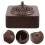 Vintage Wooden Cone Incense Burner with Copper Base 1