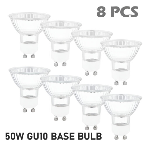 HIBIBUD GU10 120V 50W Halogen Bulb Soft White
