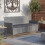 3-Sitzer Poly-Rattan Gartenbank Hamar, Sitzbank 2
