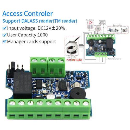 NEW  Access Control Board Lock Module Board Lock Module Relay Output Door Access Control System 1