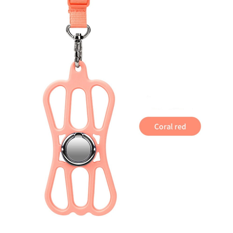 Universal Phone Lanyard With Ring Holder & Stand, Compatible With Iphone And Most Smartphones (4"-6.5") 9555307446804