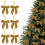 burgunderrote Samt-Weihnachtsschleifen, 7,9 cm 1