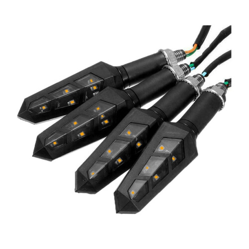 OUNONA LED Motorrad-Blinker, 4 Stück