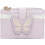 Γυναικείο Πορτοφόλι RFID Butterfly Slim PU Δερμάτινο Δίπτυχο με Θήκη για Κέρματα και 1
