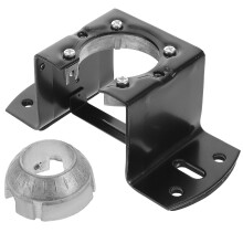 1 set vervangende ophangbeugels voor plafondventilatoren, inclusief installatiegereedschap
