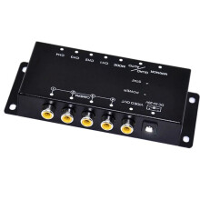 Car 4-Channel Driving Recorder Switcher Control Car Cameras IR Control Combiner Box for 360 Panoramic Image
