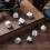 Microfoonstatief schroefdraadadapterset zilverkleurig (8 stuks) 7